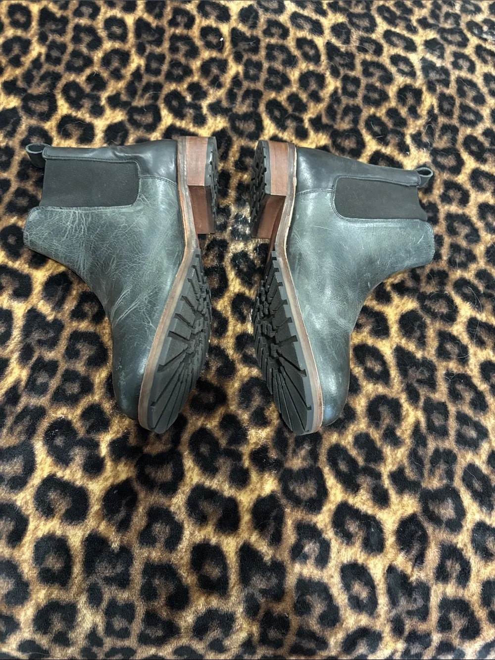 Men's Black Leather Chelsea Boots by reserved footwear New York size 11